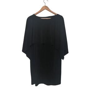 Chico's Women's Size 1 Petite (Medium Petite) Black Convertible Short Dress
